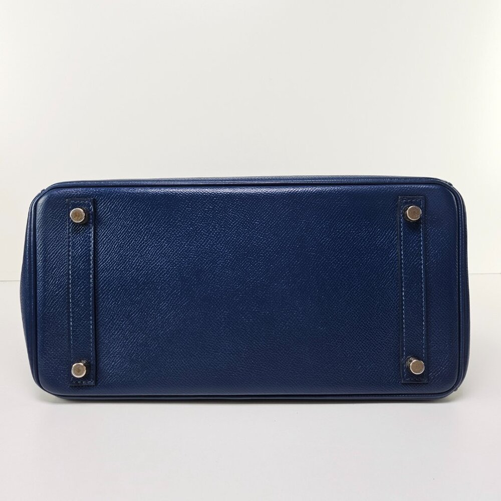 SOLD Hermes Birkin 30 Epsom Leather Navy Blue - Picture 4 of 13